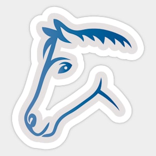 Head Horse Sticker